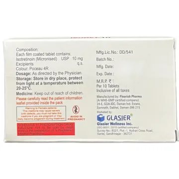 Isoret 10 Tablet product image