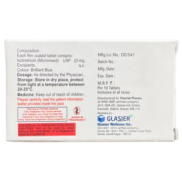 Isoret 20 Tablet product image