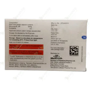 Itragreat Sb 50 Capsules product image