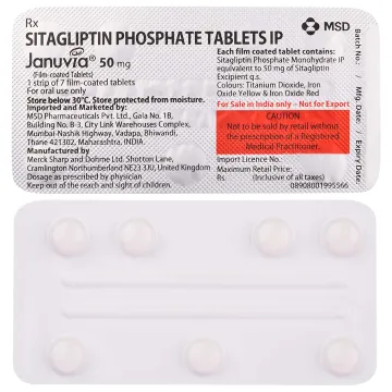 Januvia 50 Tablet product image