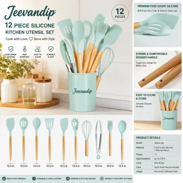 Jeevandip 12 Piece Silicone Kitchen Set product image