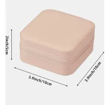 Jeevandip Lather Zipper Mini Jewellery Box product image