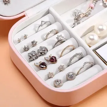 Jeevandip Lather Zipper Mini Jewellery Box product image