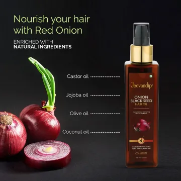 Jeevandip Onion Black Seed Hair Oil 200ml product image