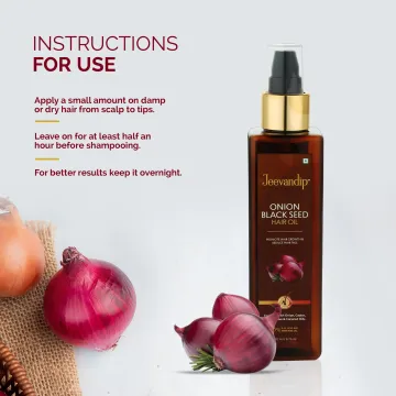 Jeevandip Onion Black Seed Hair Oil 200ml product image