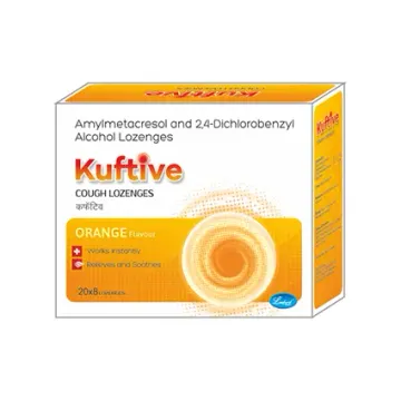 Kuftive Lozenges Orange Tablet product image