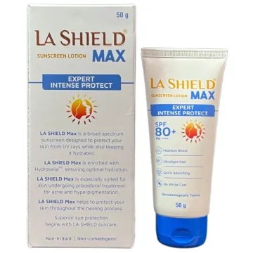 La Shield Max Spf 80 Sunscreen Lotion 50gm product image