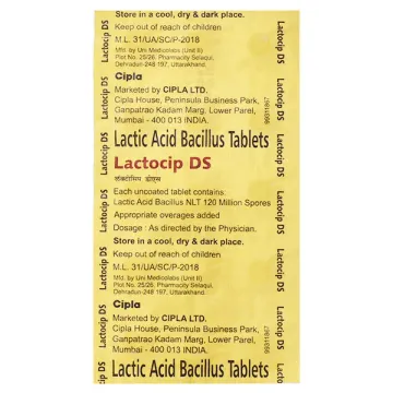 Lactocip Ds Tablet product image