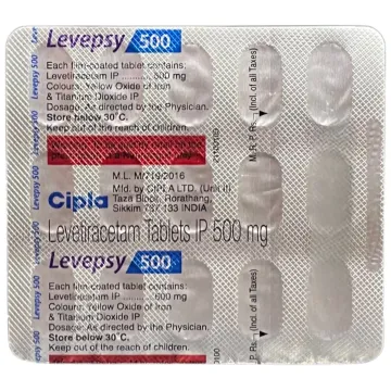 Levepsy 500 Tablet product image