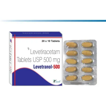 Levetranol 500mg Tablet product image
