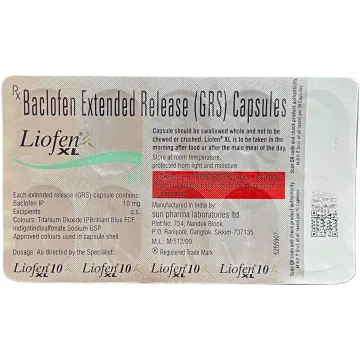 Liofen Xl 10 Capsule product image