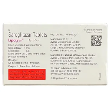 Lipaglyn 4 Tablet product image