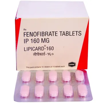 Lipicard 160 Tablet product image