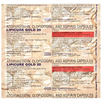 Lipicure Gold 20 Capsule product image