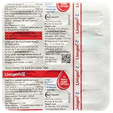 Livogen Z Tablet product image
