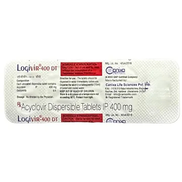 Logivir 400 Dt Tablet product image