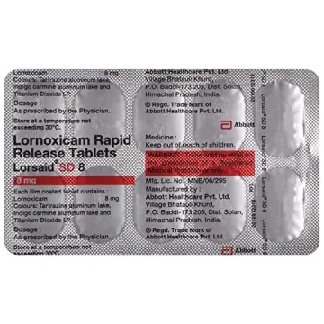 Lorsaid Sd 8mg Tablet product image