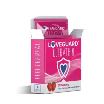 Loveguard Strawberry Ultrathin Flavoured Dotted... product image