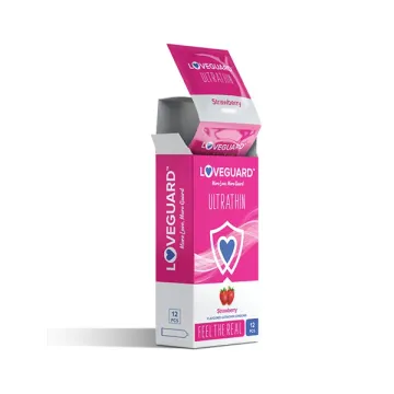 Loveguard Strawberry Ultrathin Flavoured Dotted... product image