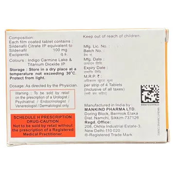 Manforce 100 Tablet product image