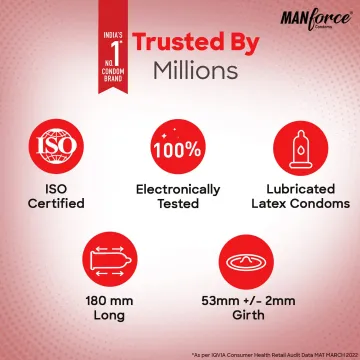 Manforce Cocktail Strawberry & Vanilla Flav... product image