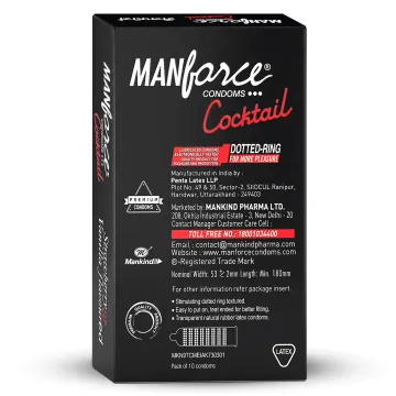 Manforce Cocktail Strawberry & Vanilla Flavoure... product image