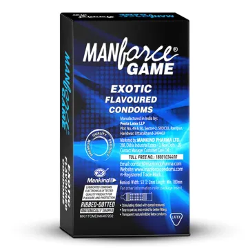 Manforce Game Exotic Flavoured Condoms Pack Of 10 product image