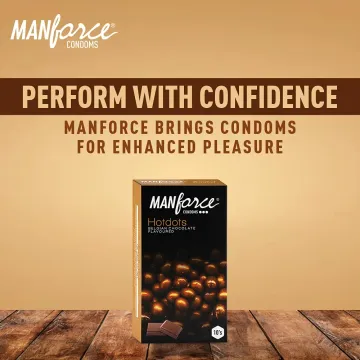 Manforce Hotdots Belgian Chocolate Flavoured Co... product image