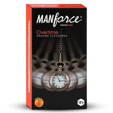 Manforce Overtime Orange Flavoured Dotted Condo... product image