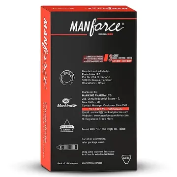 Manforce Overtime Orange Flavoured Dotted Condo... product image