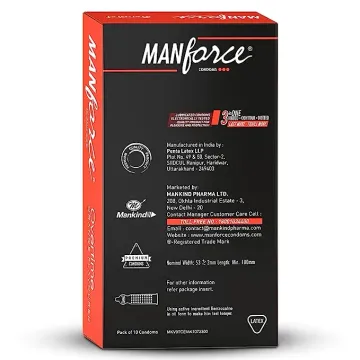 Manforce Overtime Orange Flavoured Dotted Condo... product image