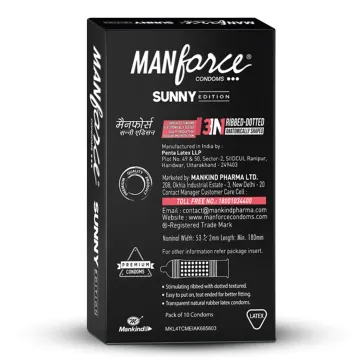 Manforce Sunny Edition 3 In One Ribbed & Do... product image