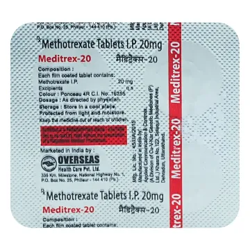 Meditrex 20 Tablet product image
