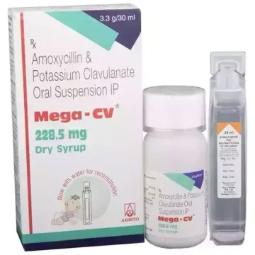 Mega Cv 228.5mg Dry Syrup 30ml product image