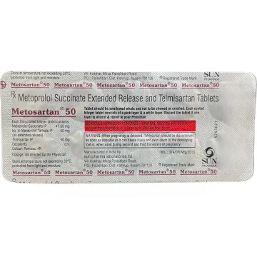 Metosartan 50 Tablet product image