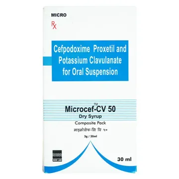 Microcef Cv 50 Dry Syrup product image