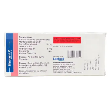 Minolast Lc Tablet product image