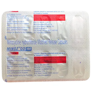 Minoz Od 100mg Capsule product image