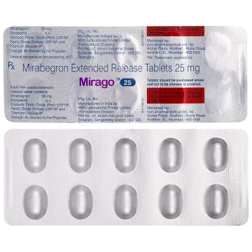 Mirago 25 Tablet product image