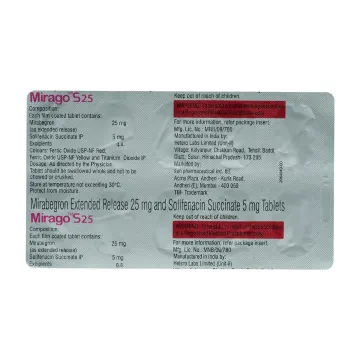 Mirago S 25 Tablet product image