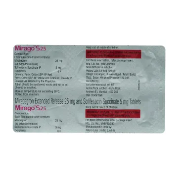 Mirago S 25 Tablet product image