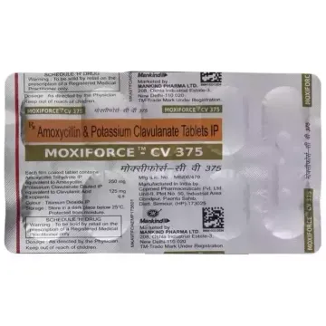 Moxiforce Cv 375 Tablet product image