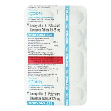 Moxydax 500mg/125mg Tablet product image