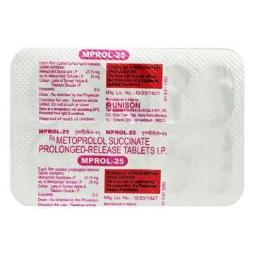 Mprol 25 Tablet product image
