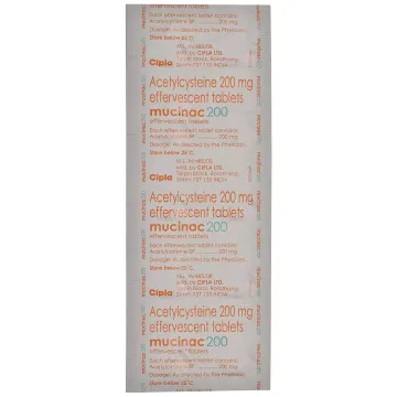 Mucinac 200 Tablet product image
