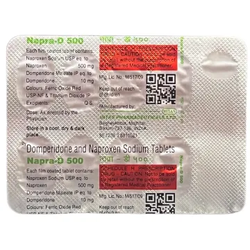 Napra D 500 Tablet product image