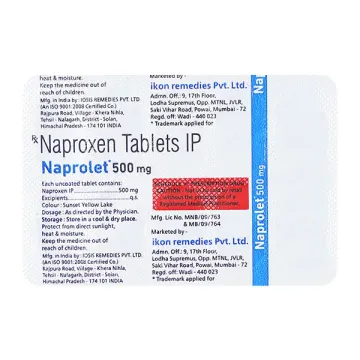 Naprolet 500 Tablet product image