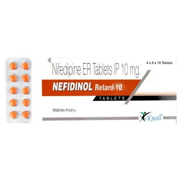 Nefidinol Retard 10mg Tablet product image