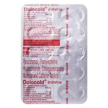New Dolo Cold Tablet product image