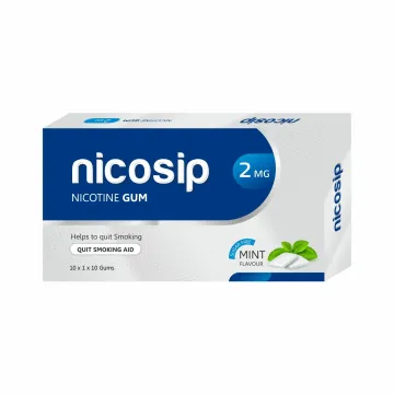 Nicosip 2mg Nicotine Gum product image